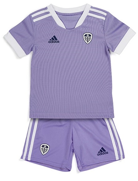 Kit infantil III Leeds United 2021 2022 Adidas oficial